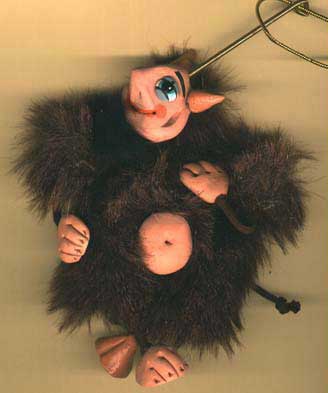 Little string-puppet «Devil»